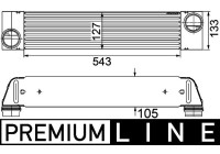 Intercooler, charger BEHR *** PREMIUM LINE ***