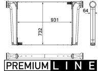 Intercooler, charger BEHR *** PREMIUM LINE ***