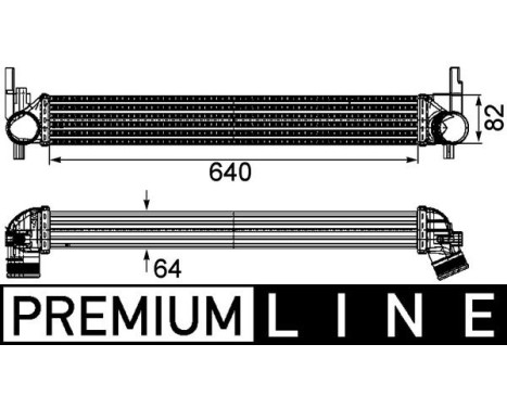 Intercooler, charger BEHR *** PREMIUM LINE ***