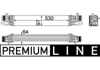 Intercooler, charger BEHR *** PREMIUM LINE ***