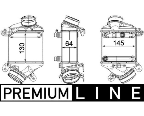 Intercooler, charger BEHR *** PREMIUM LINE ***