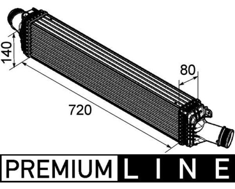 Intercooler, charger BEHR *** PREMIUM LINE ***