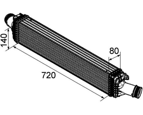 Intercooler, charger BEHR *** PREMIUM LINE ***, Image 2