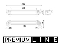 Intercooler, charger BEHR *** PREMIUM LINE ***