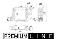 Intercooler, charger BEHR *** PREMIUM LINE ***