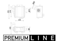 Intercooler, charger BEHR *** PREMIUM LINE ***