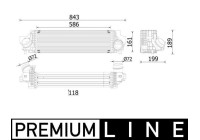 Intercooler, charger BEHR *** PREMIUM LINE ***