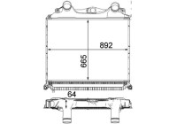 Intercooler, charger BEHR *** PREMIUM LINE ***