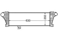 Intercooler, charger BEHR