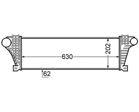 Intercooler, charger BEHR