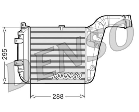 Intercooler, charger DIT02030 Denso