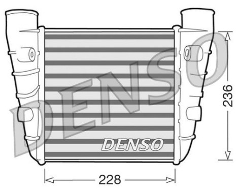 Intercooler, charger DIT99001 Denso