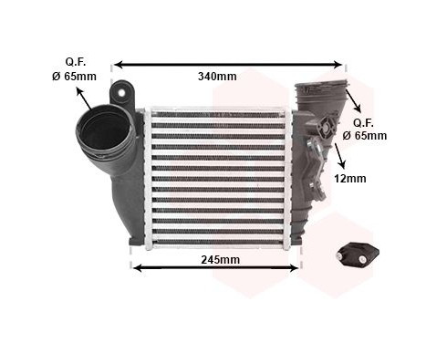 Intercooler, charger *** IR PLUS *** 03004354 International Radiators Plus