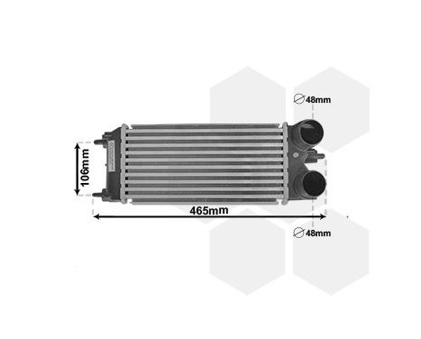 Intercooler, charger *** IR PLUS *** 18004701 International Radiators