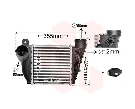 Intercooler, charger *** IR PLUS *** 58004200 International Radiators Plus, Image 3