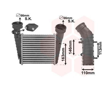 Intercooler, charger *** IR PLUS *** 58004238 International Radiators Plus