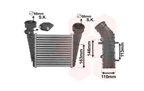 Intercooler, charger *** IR PLUS *** 58004238 International Radiators Plus