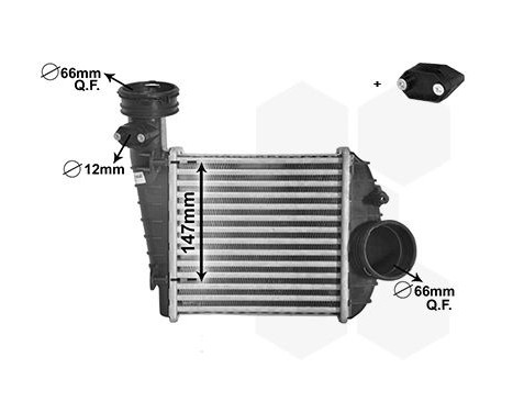 Intercooler, charger *** IR PLUS *** 58004360 International Radiators Plus
