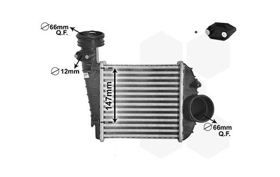 Intercooler, charger *** IR PLUS *** 58004360 International Radiators Plus