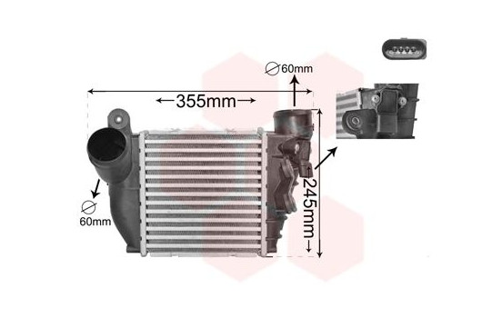 Intercooler, charger *** IR PLUS *** 58014200 International Radiators Plus, Image 2