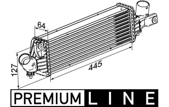 Intercooler, charger PREMIUM LINE