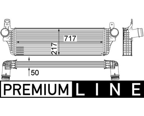 Intercooler, charger PREMIUM LINE