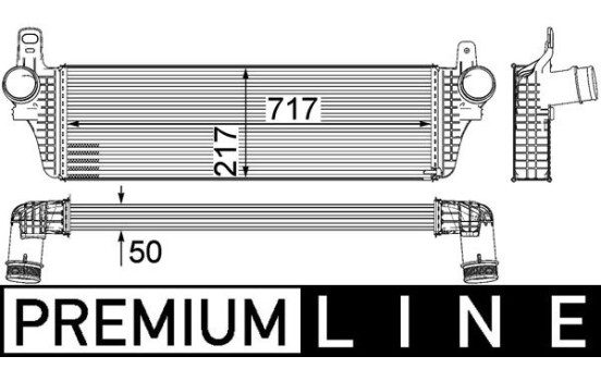 Intercooler, charger PREMIUM LINE