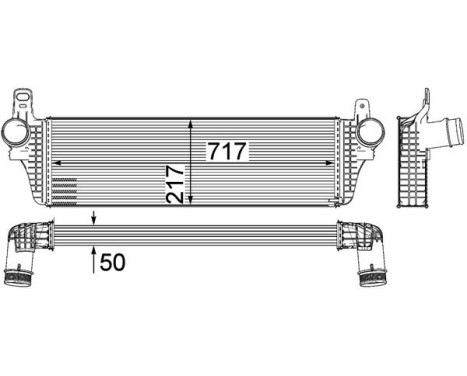 Intercooler, charger PREMIUM LINE, Image 2