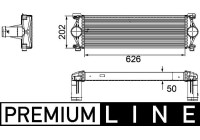 Intercooler, charger PREMIUM LINE