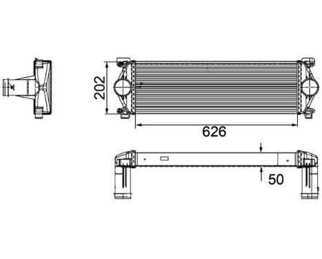 Intercooler, charger PREMIUM LINE, Image 2