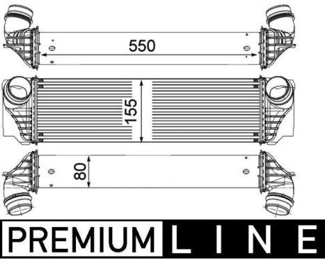 Intercooler, charger PREMIUM LINE, Image 2