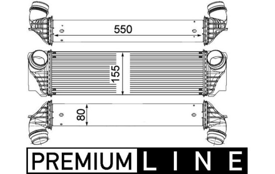 Intercooler, charger PREMIUM LINE, Image 2