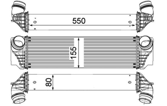Intercooler, charger PREMIUM LINE, Image 3