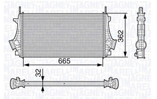 Intercooler, charger