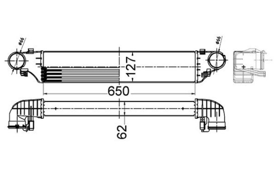 Intercooler, charger