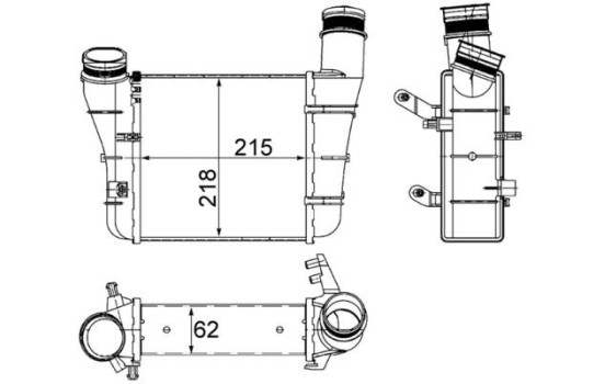 Intercooler, charger