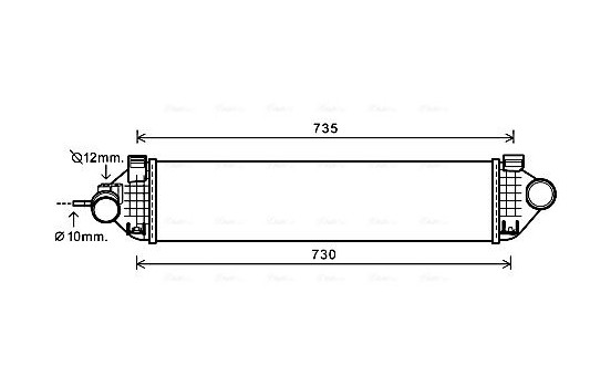 Intercooler, charger