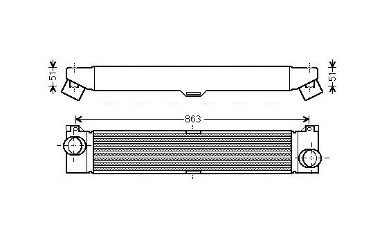 Intercooler, charger