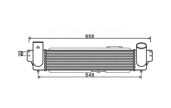 Intercooler, charger