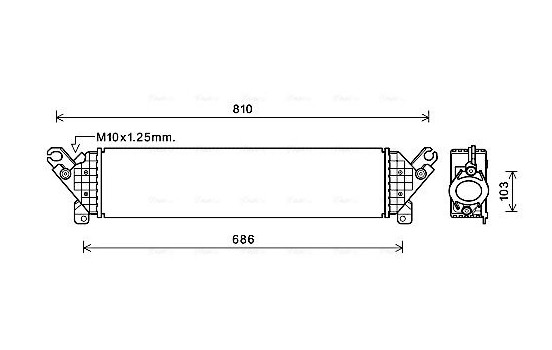 Intercooler, charger