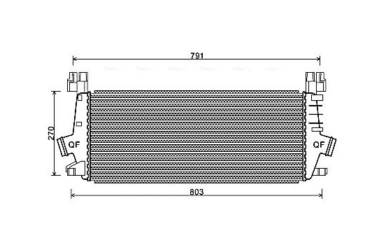 Intercooler, charger