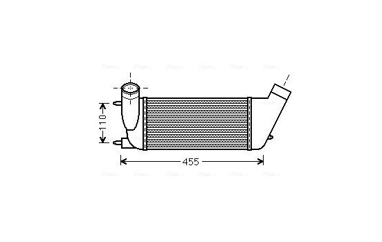 Intercooler, charger