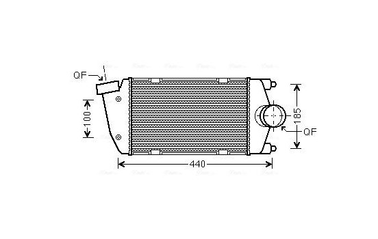 Intercooler, charger