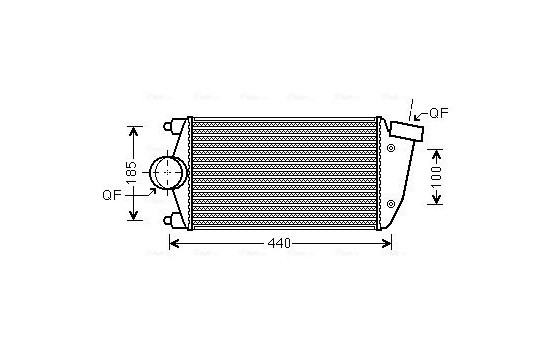 Intercooler, charger