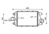 Intercooler, charger