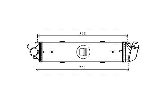 Intercooler, charger