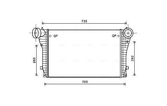 Intercooler, charger