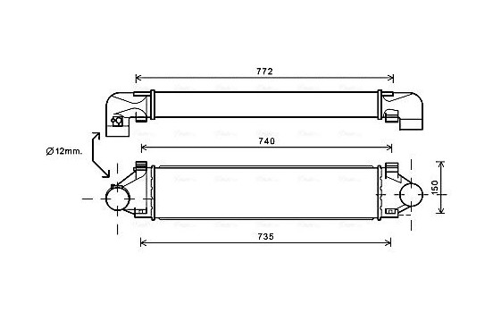 Intercooler, charger