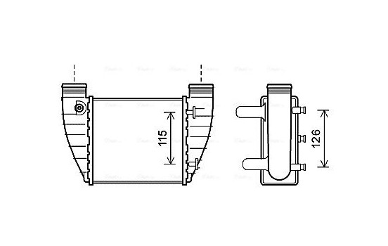 Intercooler, charger