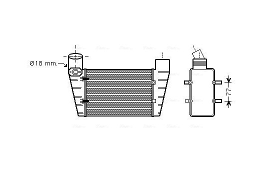 Intercooler, charger